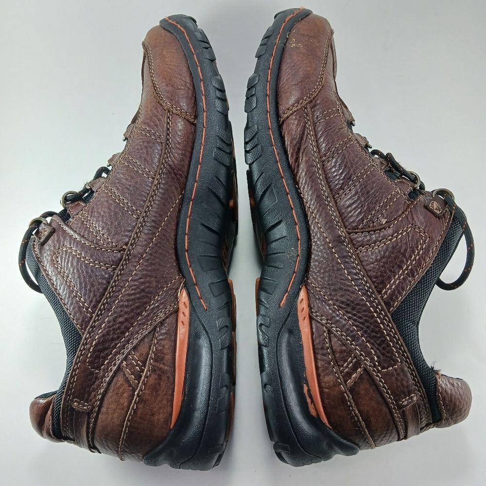 Nunn Bush Men's 11M Brown Leather Oxford Utility Shoe. Rubber Soles............. - Picture 2 of 14